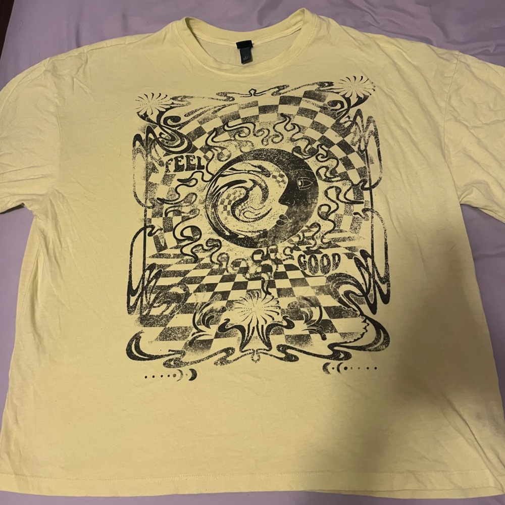 Wild Fable Yellow Graphic Tee